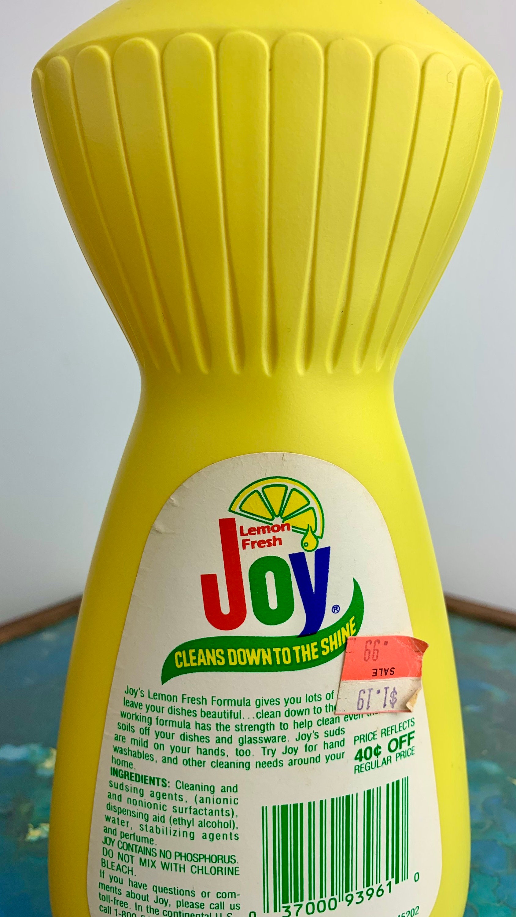 Vintage Joy Dish Soap Dishwashing Liquid 22 Oz Full Bottle Etsy