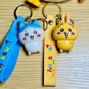 Chiikawa Keychain, birthday gifts, bags, purses, car, best friend gifts, best friend keychain, manga keychain, cute japanese, anime keychain