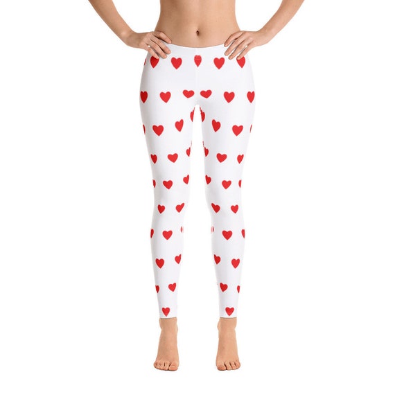 Girls valentine leggings Clearance