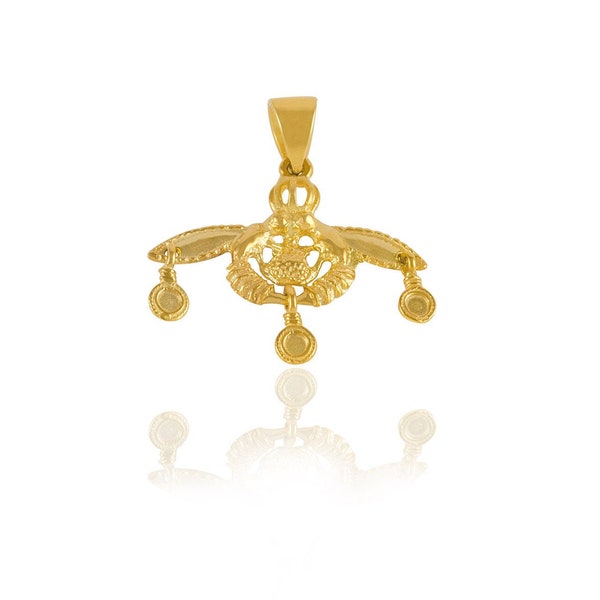 Minoan Honey Bee Pendant,ancient bees ,cretan pendant, Malia Bees, Bee pendant, ancient greek pendant, granulation,filigree,gold honeybee