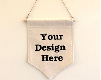 Custom Wall Hanging Banner | Interchangeable Wall Decor | Your Design Here|  Classroom Decor |   Custom Decor | Hanging Wall Banner