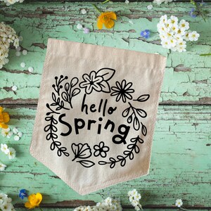 Spring Seasonal Wall Hanging Banner | Cute Wall Decor | Classroom Decor |  Year Round Decor | Hanging Wall Banner