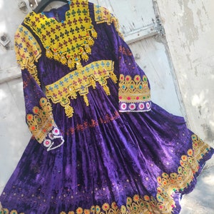 Afghan vintage antique kuchi pashtun ethnic dress