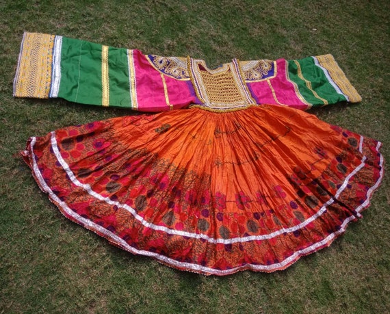 Afghan vintage ethnic traditional kuchi pashtun dr
