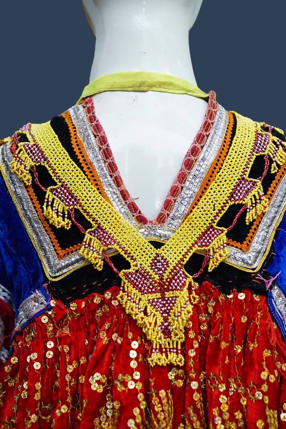 Afghan traditional vintage kuchi  pashtun dress - image 4