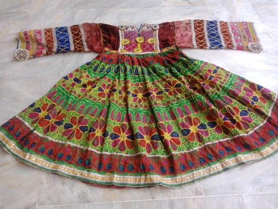 FREE SHIPPING Afghan Vintage Kuchi Pashtun Dress