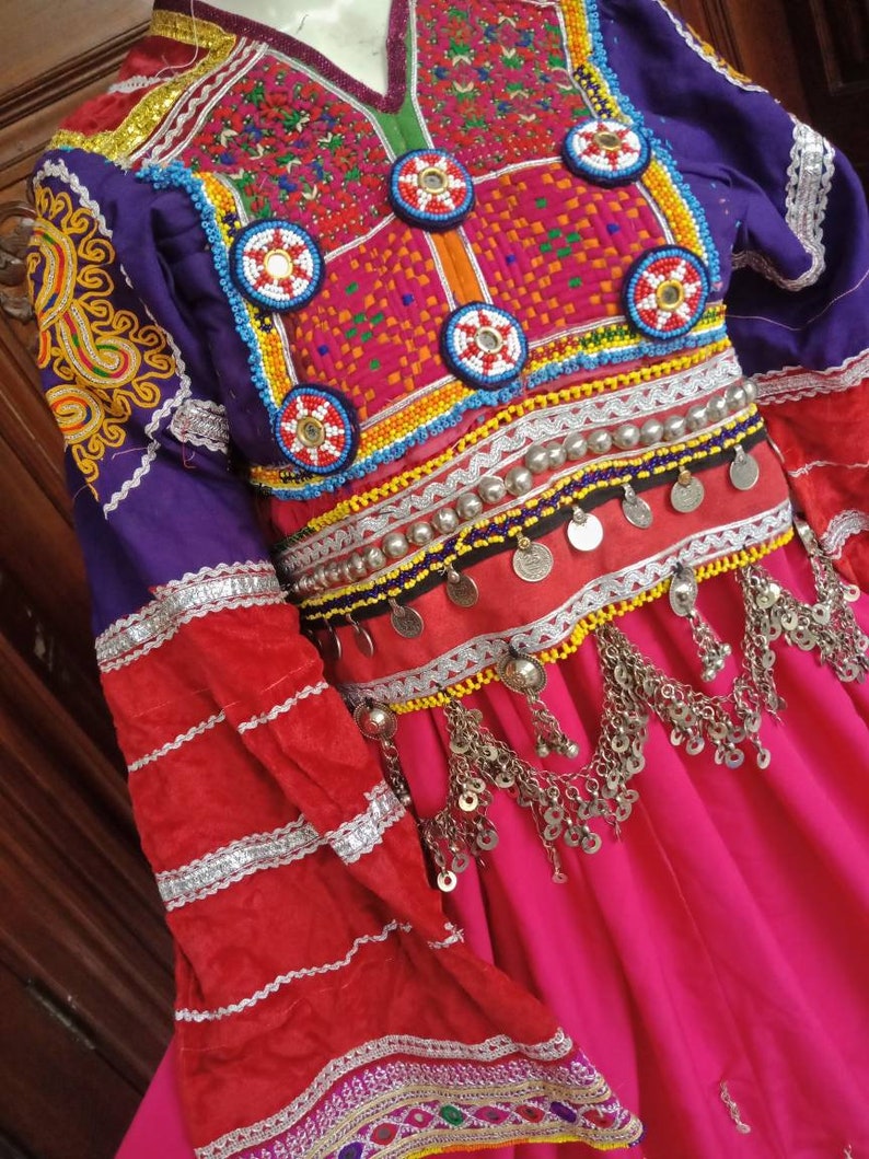 Afghan vintage pakhtoon kuchi boho tribal ethnic dress | Etsy