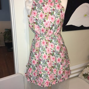 Reversible Floral Apron