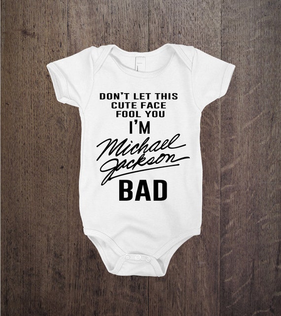 Baby Onesie Bodysuit Shirt Shower Gift Michael Jackson Thriller