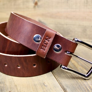 Leather Belt | Handmade | Men or Women Leather Belt | Free Personalization | Leather Gift | Leather Accessory