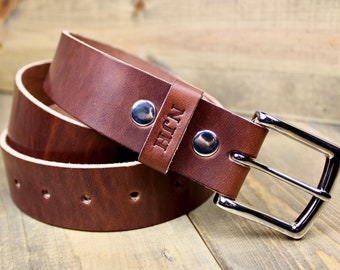 Leather Belt | Handmade | Men or Women Leather Belt | Free Personalization | Leather Gift | Leather Accessory