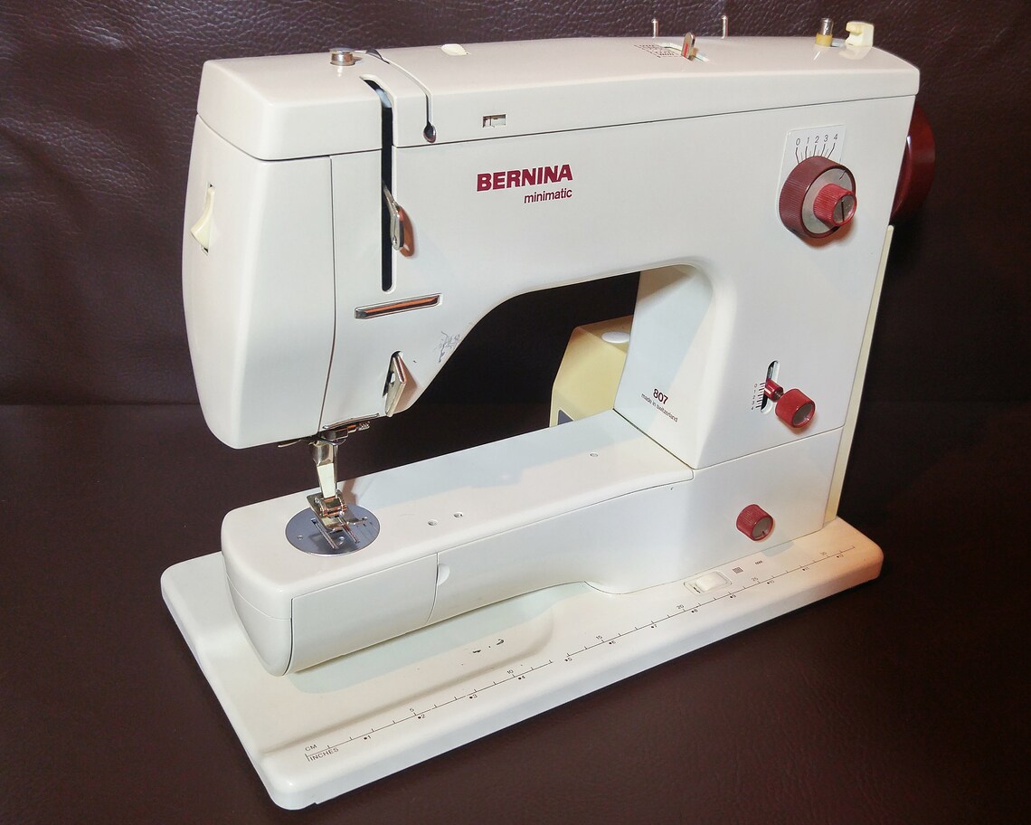 Bernina 807 Minimatic with 15 Presser Feet. Perfect Working Etsy