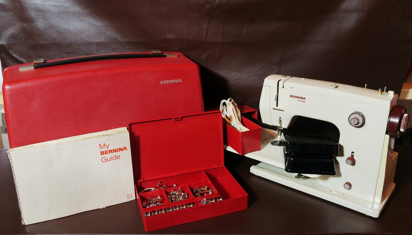 Bernina 807 Minimatic with 15 Presser Feet. Perfect Working Etsy