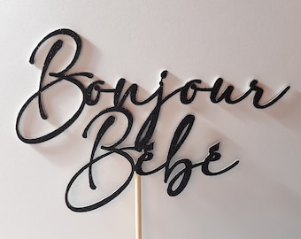 Bonjour Bebe Cake Topper-1 CT