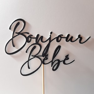 Bonjour Bebe Cake Topper-1 CT