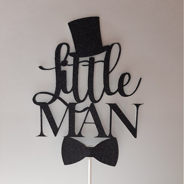 Little Man Cake Topper