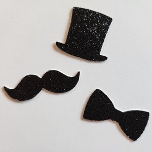 Kleiner Mann Konfetti*Zylinder Konfetti*Mustache Konfetti*Fliege Konfetti