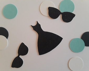 what is a paper dress Little Black Dress & Sunglasses Confetti