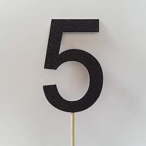 Number Cake Topper*5 Cake Topper*Custom Age Cake Topper