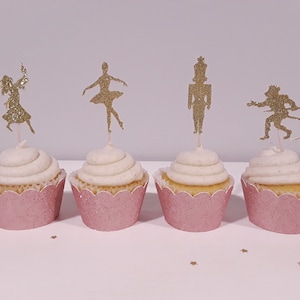 The Nutcracker Ballet Cupcake Toppers-12CT