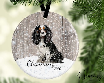 Personalized Cavalier King Charles Spaniel Ornament*King Charles Spaniel Ornament*Dog Ornament*Pet Ornament*Pet Gift*Memorial Ornament