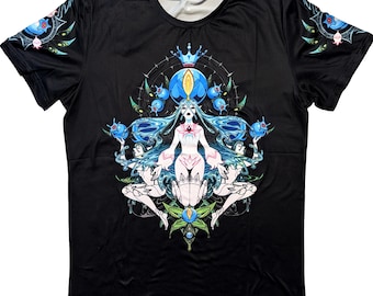 Blueberry fairy T-shirt - Eco-friendly Fabric - All Over Print T-shirt