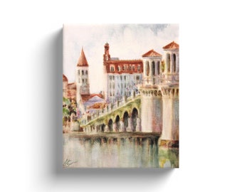 Bridge Of Lions Canvas Wraps