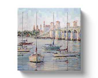 Afternoon On The Matanzas Canvas Wraps