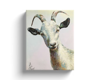 Joe The Goat Canvas Wraps