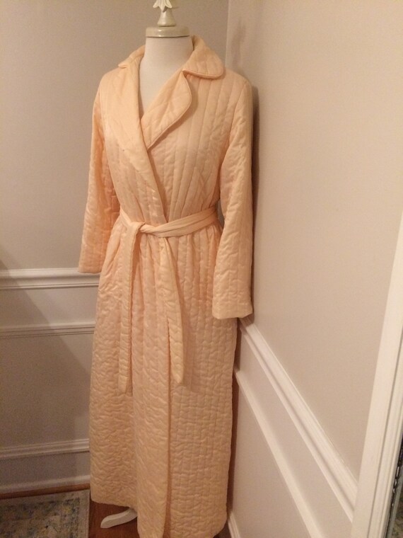 Vintage Barbizon Robe,Peach, Hollywood Chic, Glamo