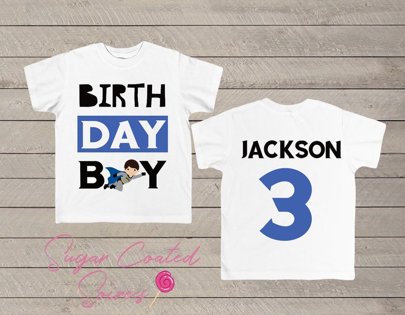 avengers birthday boy shirt