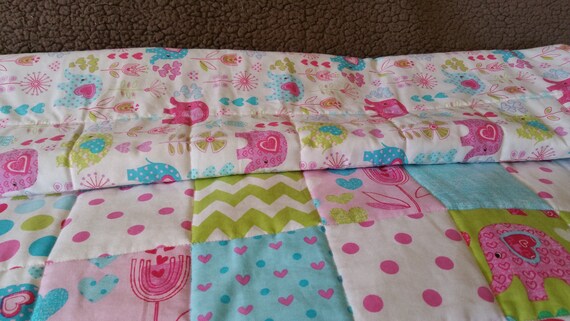 elephant cot quilt