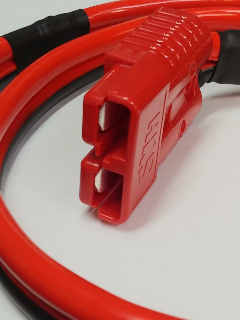 2ga 6ft Winch Wire Highamp Red Quick Connect Etsy