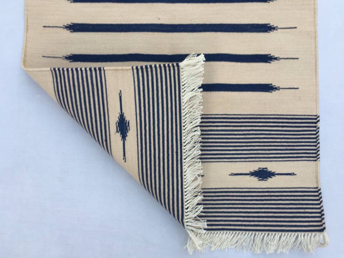 Multiple Sizes Runner Cotton Handmade Rug Runner Beige And Etsy