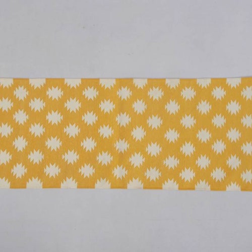 Multiple Sizes Yellow Stripes Rug Runner Hand Woven Runner Etsy