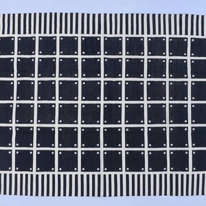 Black And White Cotton Handmade Modern Pattern Rug- Flat weave and Hand woven Kilim Rug