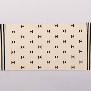 White and Black modern Pattern Rug Runner- Hand woven Runner Rug Kilim, Flat weave kilim rug