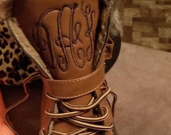 Waterproof Monogrammed Duck Boots