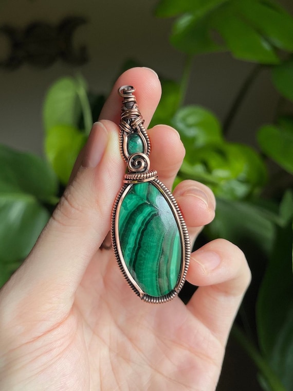 アクセサリー LORO amulet Malachite necklace amulet Malachite