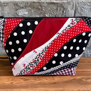 Trousse range tout, rangement, coton patchwork