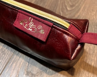 Trousse en simili cuir 23cm