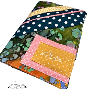 Portefeuille batik multicolore