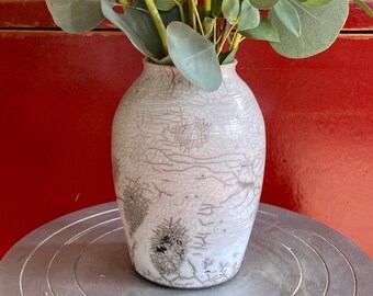 Simple raku vase