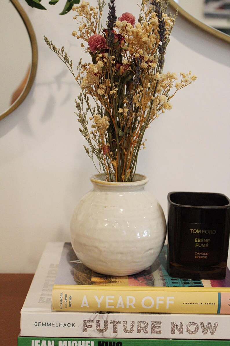 Neutral Tan Color Beige Bud Vase for Flowers Modern Ceramic Vase for ...