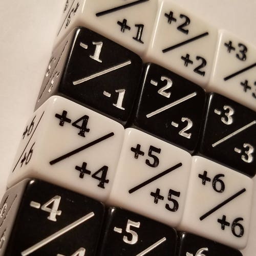 12 Dice Tokens for Magic the Gathering MTG Dice 1/1 Etsy