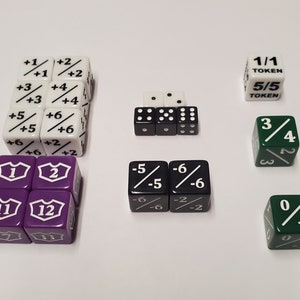 MTG Würfel Starter Set / 20 Einzigartige Counter für CCGs wie Magic: The Gathering