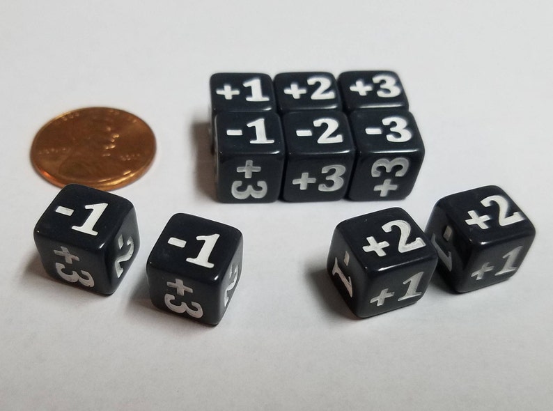 10x Minimalist Counter Dice for Card Games Like Magic the Etsy