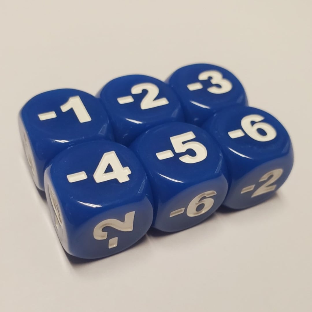 6x Disney Lorcana Damage Counter Game Token Dice for Disney Lorcana TCG 16mm Etsy