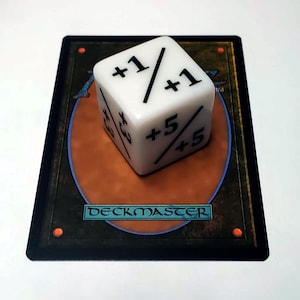 6 Stück Oversized 25mm Positiv Counter Set Kompatibel mit Magic: The Gathering