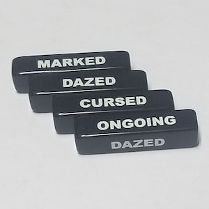4x Status & Condition Markers for 4E Dungeons and Dragons / Fourth Edition